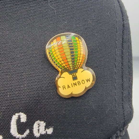 Balloons Above The Valley Napa California Black Hat Cap Balloon Pin Casual - Picture 9 of 10